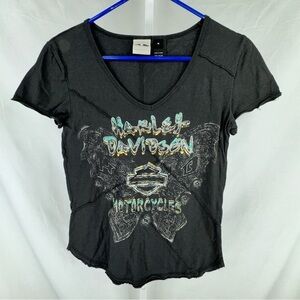 Harley Davidson Women’s Gray T Shirt Size M